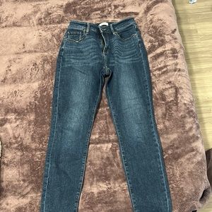 Loft Darkwash Skinny Jeans